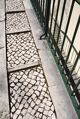 Image showing Portuguese sidewalk