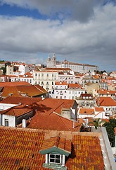 Image showing Sao Vicente de Fora church in Lisbon