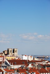 Image showing Lisbon cityscape with Sé Cathedral