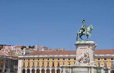 Image showing Statue of King José in Lisbon