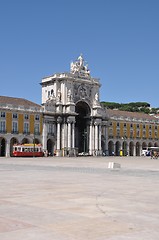 Image showing Commerce Square in Lisbon