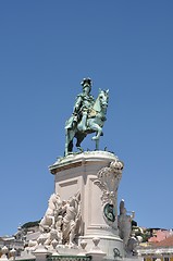 Image showing Statue of King José in Lisbon