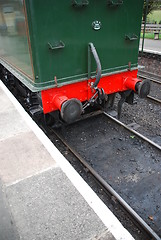 Image showing Antique steam train