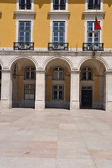 Image showing Commerce Square in Lisbon