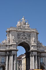 Image showing Commerce Square in Lisbon