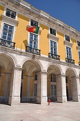 Image showing Commerce Square in Lisbon