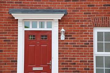 Image showing Red brick house (detail)