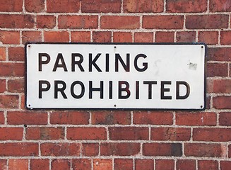 Image showing Parking prohibited sign