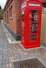 Image showing British telephone booth