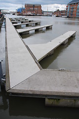 Image showing Empty landing stage