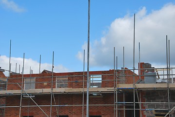 Image showing Residential building under construction