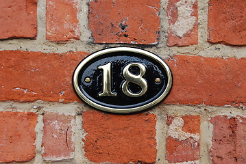 Image showing House number: 18