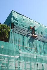 Image showing Residential building under construction