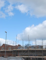 Image showing Residential building under construction