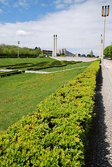 Image showing Eduardo VII park in Lisbon