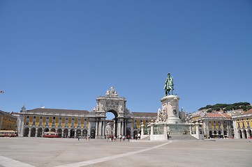 Image showing Commerce Square in Lisbon