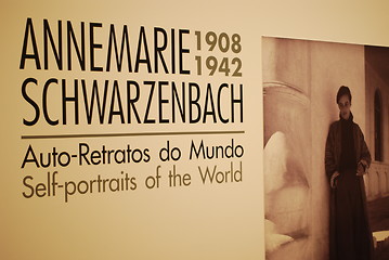 Image showing Annemarie Schwarzenbach exhibition at CCB, Portugal