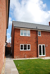 Image showing Back yard garden architecture