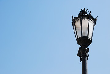 Image showing Vintage lamp post