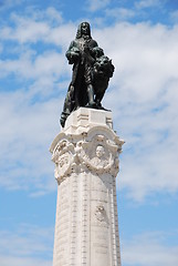 Image showing Marques do Pombal statue in Lisbon