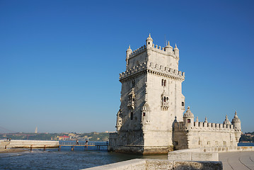 Image showing Belem Tower in Lisbon