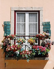 Image showing Lisbon´s window balcony
