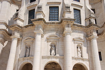 Image showing Entrance of Pantheon or Santa Engracia church (detail)