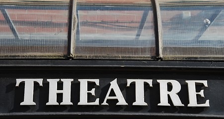 Image showing Theatre sign