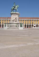 Image showing Statue of King José in Lisbon