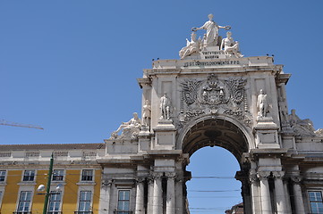 Image showing Commerce Square in Lisbon