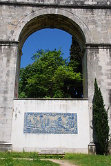 Image showing Amoreiras garden in Lisbon