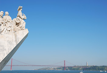 Image showing Monument to the Discoveries in Lisbon