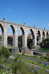 Image showing Aqueduct in Lisbon