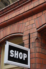 Image showing Shop sign