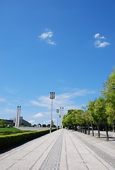 Image showing Eduardo VII park in Lisbon