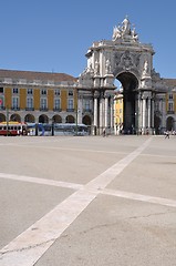 Image showing Commerce Square in Lisbon