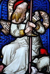 Image showing Religious stained glass window