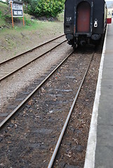 Image showing Antique steam train