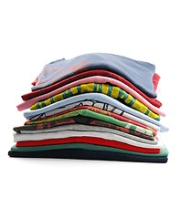Image showing Colorful t-shirts
