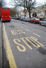 Image showing Bus stop in Cheltenham