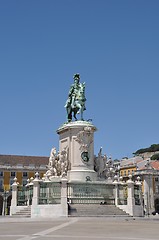 Image showing Statue of King José in Lisbon