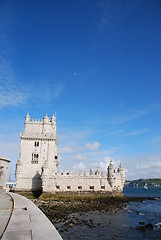 Image showing Belem Tower in Lisbon, Portugal