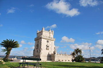 Image showing Belem Tower in Lisbon, Portugal