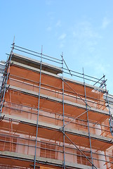 Image showing Residential building under construction