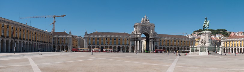 Image showing Commerce Square in Lisbon