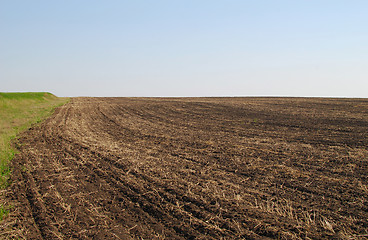 Image showing ploughed field