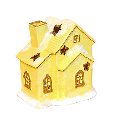 Image showing Yellow house