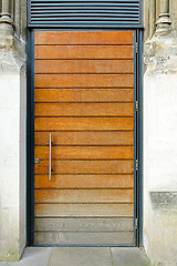 Image showing Wooden door