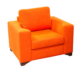 Image showing Orange armchair