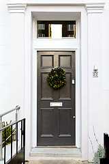 Image showing Grey door